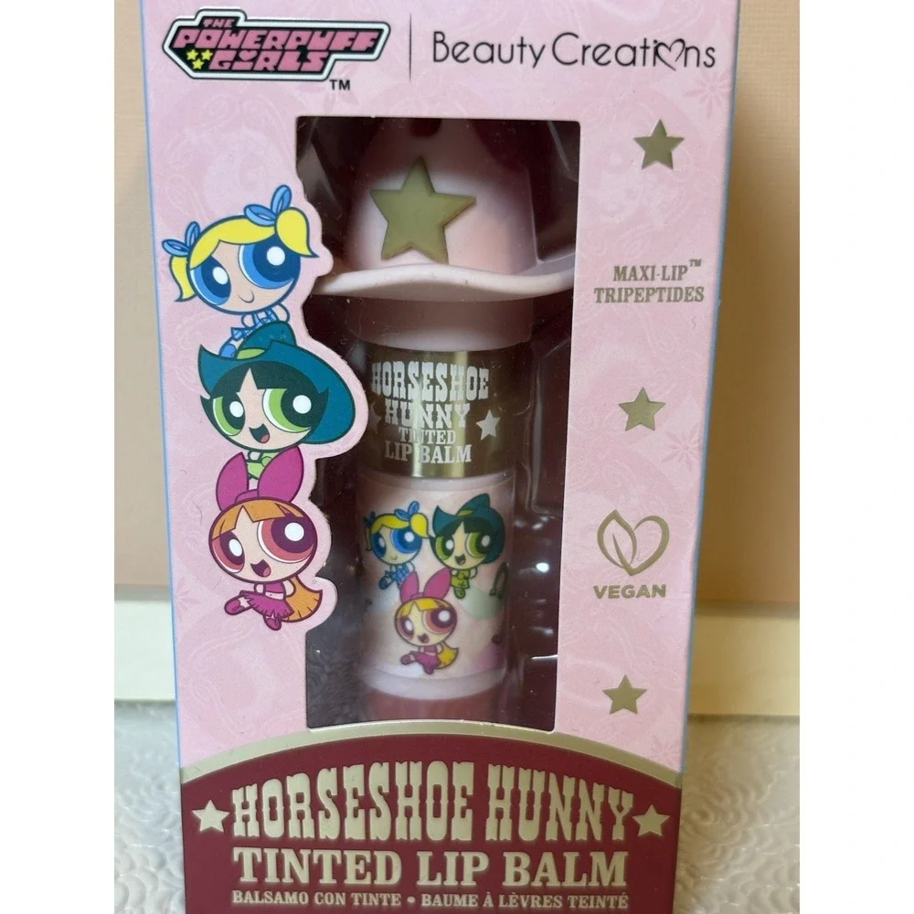 Beauty Creations Powerpuff Girls Horseshoe Hunny Tinted Lip Balm New BB2